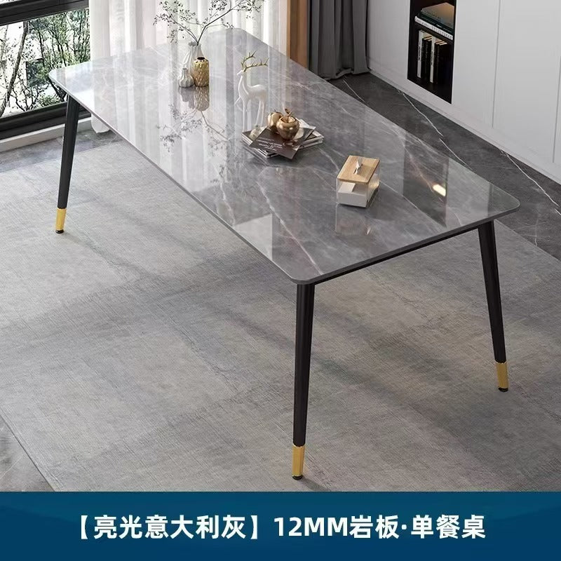 Современный, минималистичный обеденный стол прямоугольной формы. Подходит для небольших гостиных и небольших квартир-HBBZ