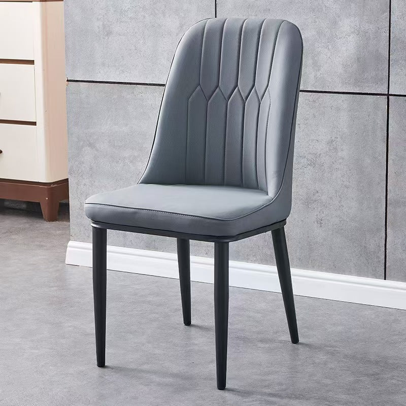 Обеденный стул для дома, современный, простой, скандинавский, легкий, роскошный, обеденный стол, стул для отдыха, стул для макияжа, отель, ресторан, спинка, табурет-HBBZ