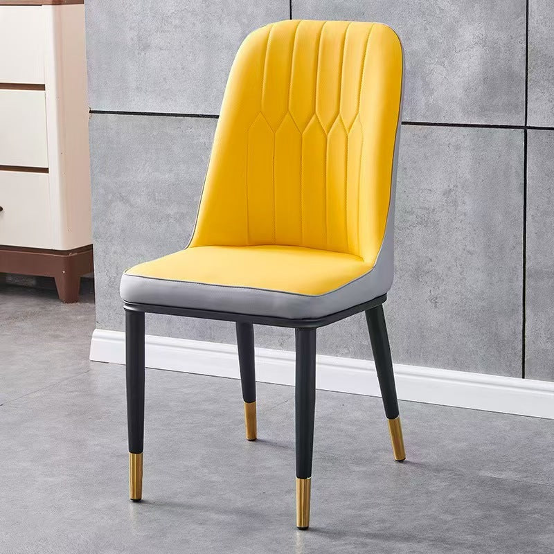 Обеденный стул для дома, современный, простой, скандинавский, легкий, роскошный, обеденный стол, стул для отдыха, стул для макияжа, отель, ресторан, спинка, табурет-HBBZ