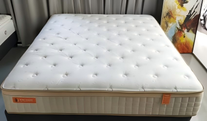 Fashionable circle knitted fabric/ecological cotton/massage and spine protection cotton/pressure-relieving cotton/three-zone square coarse independent pocket spring/breathable cotton/fashionable circle knitted fabric-RC-4