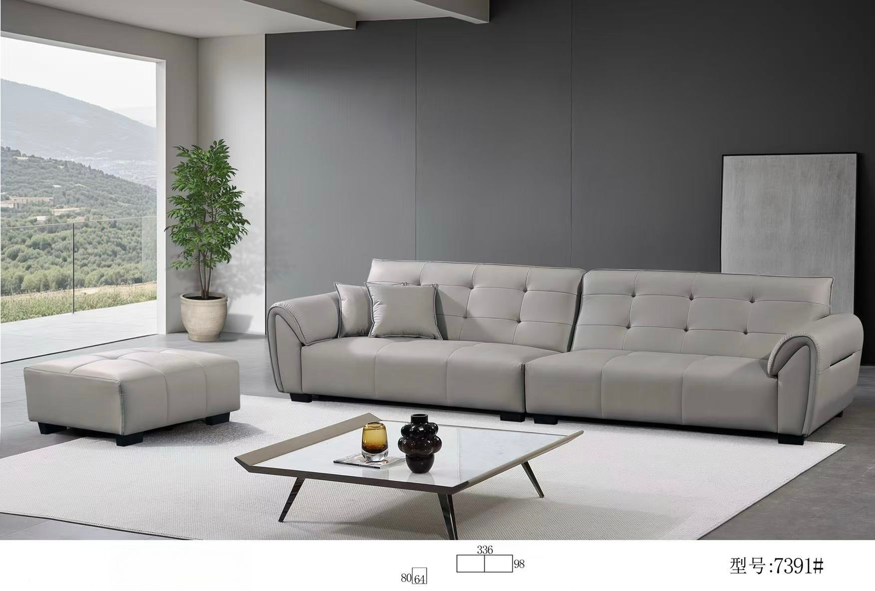 Bright Modern Sofa Set-7391