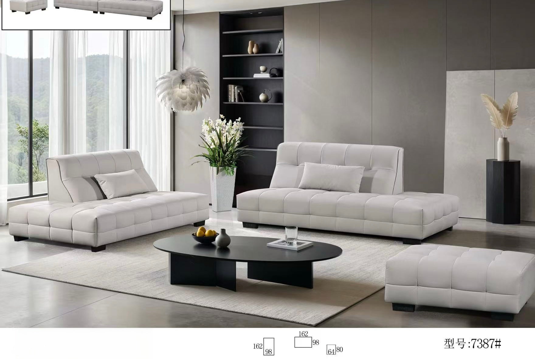 Urban Chic Modular Living Room Sofa Collection-7387