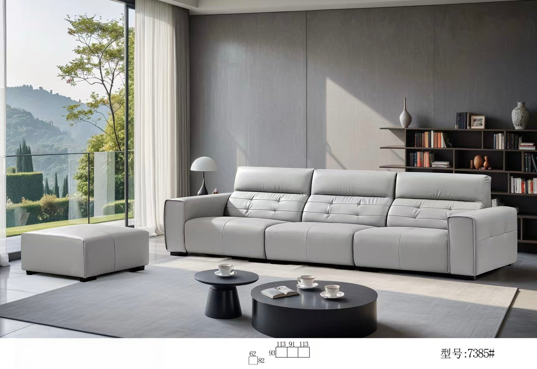 Bright Modern Sofa Set-7385
