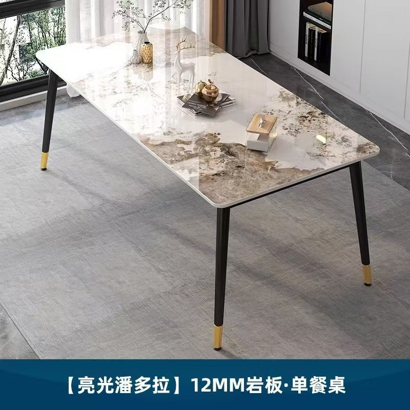 Современный, минималистичный обеденный стол прямоугольной формы. Подходит для небольших гостиных и небольших квартир-HBBZ