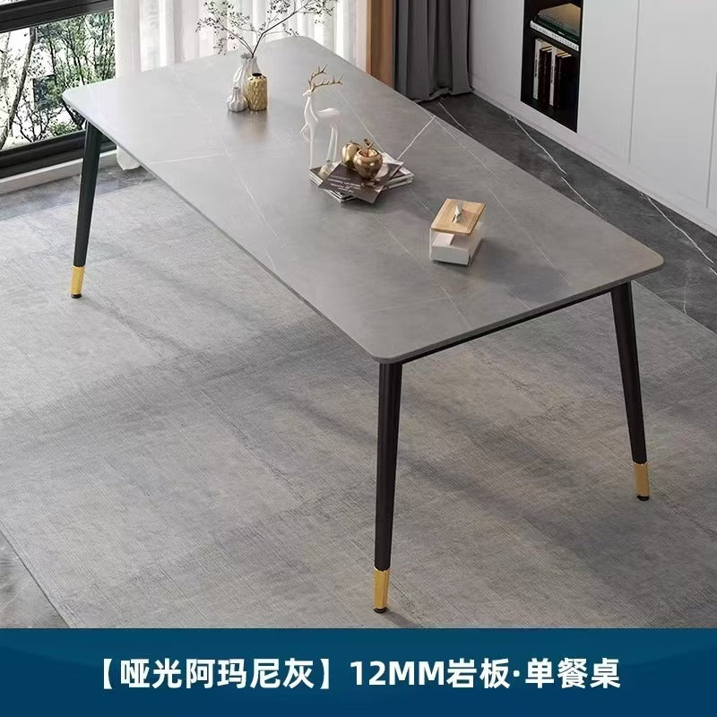 Современный, минималистичный обеденный стол прямоугольной формы. Подходит для небольших гостиных и небольших квартир-HBBZ