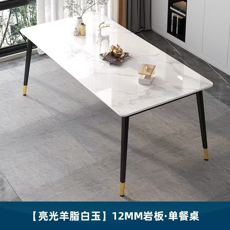 Современный, минималистичный обеденный стол прямоугольной формы. Подходит для небольших гостиных и небольших квартир-HBBZ