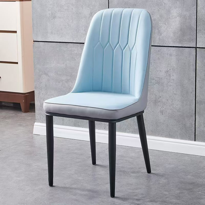 Обеденный стул для дома, современный, простой, скандинавский, легкий, роскошный, обеденный стол, стул для отдыха, стул для макияжа, отель, ресторан, спинка, табурет-HBBZ