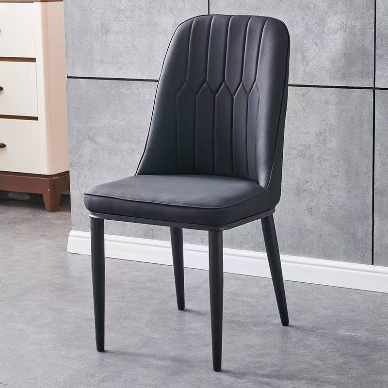 Обеденный стул для дома, современный, простой, скандинавский, легкий, роскошный, обеденный стол, стул для отдыха, стул для макияжа, отель, ресторан, спинка, табурет-HBBZ