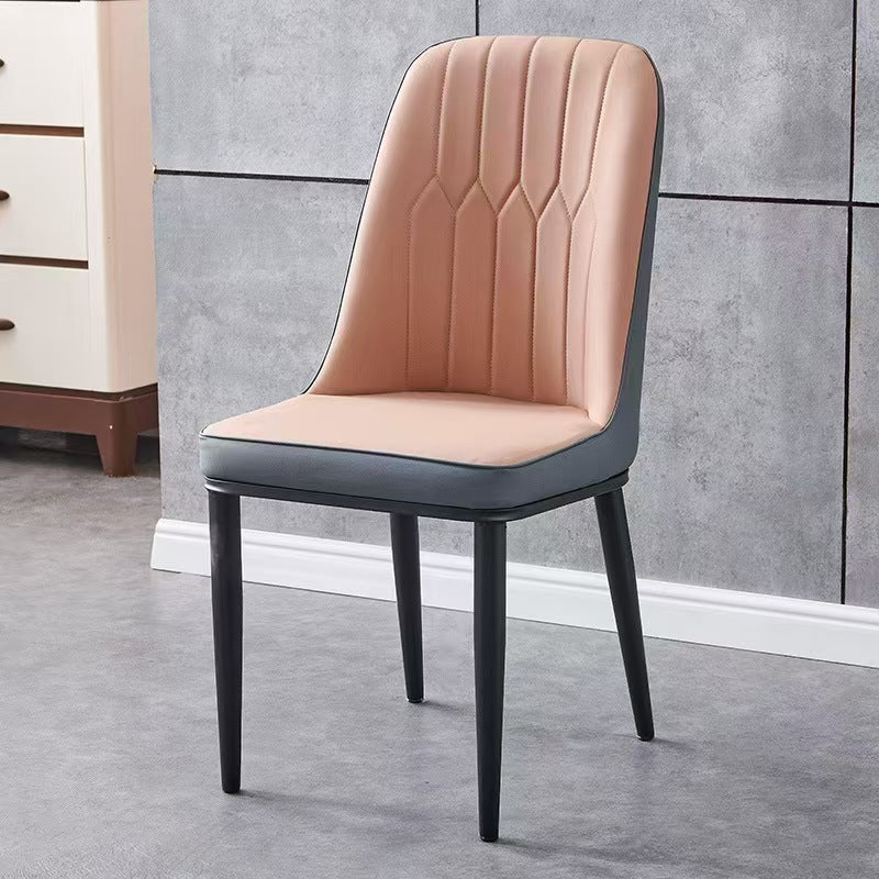 Обеденный стул для дома, современный, простой, скандинавский, легкий, роскошный, обеденный стол, стул для отдыха, стул для макияжа, отель, ресторан, спинка, табурет-HBBZ