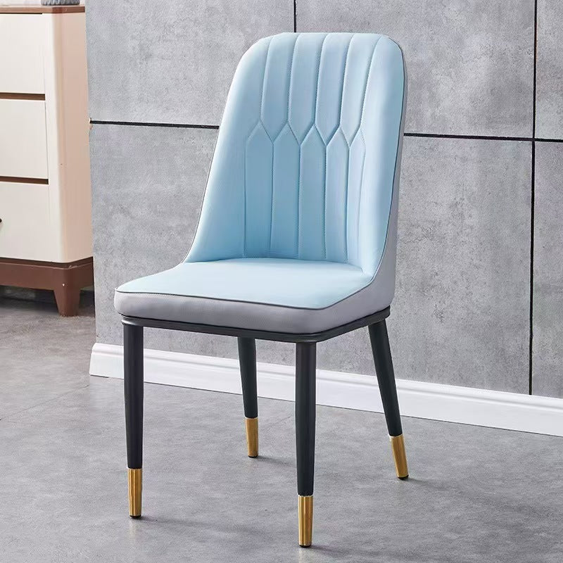 Обеденный стул для дома, современный, простой, скандинавский, легкий, роскошный, обеденный стол, стул для отдыха, стул для макияжа, отель, ресторан, спинка, табурет-HBBZ