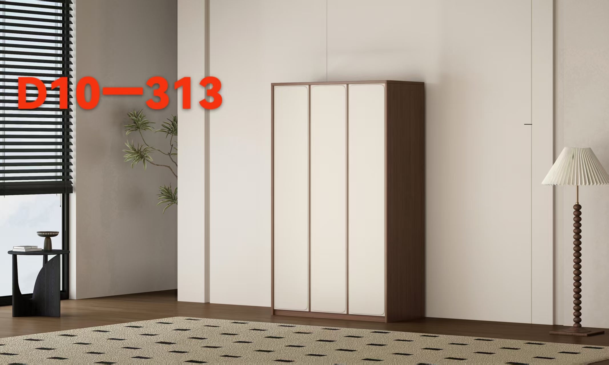 Minimalist 3 - Door Wardrobe-D10-313